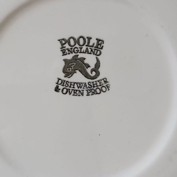 3 Poole Pottery Side Plates TwinTone Gloss Glaze Ice Green Vintage England MCM - Picture 4 of 15